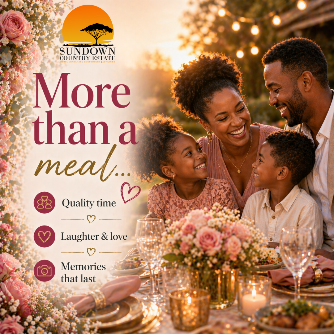Family Mother's Day lunch experience at Sundown Country Estate near Pilanesberg