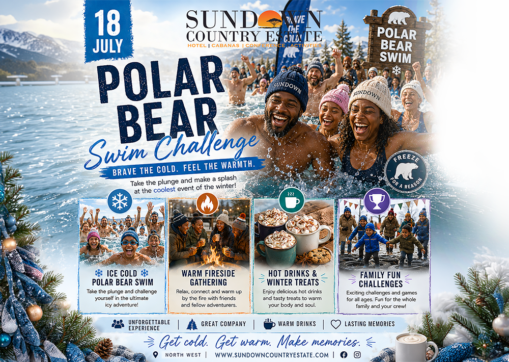 Polar Bear Swim winter weekend at Sundown Country Estate