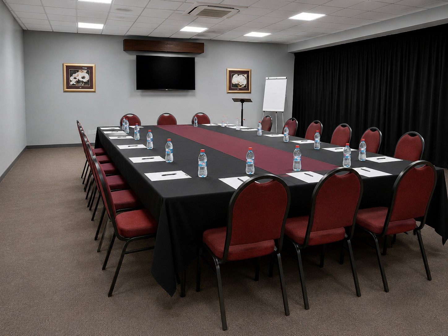 Boardroom conference setup near Sun City at Sundown Country Estate