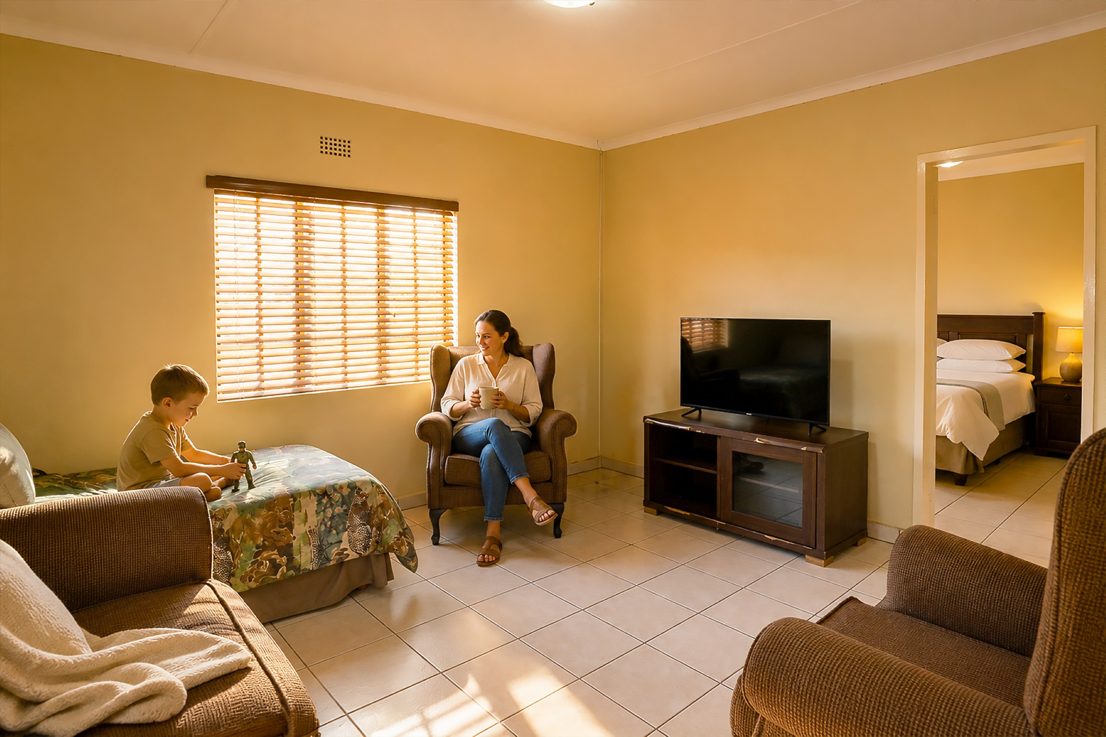 Executive One-Bedroom Self-Catering Chalet near Sun City at Sundown Country Estate
