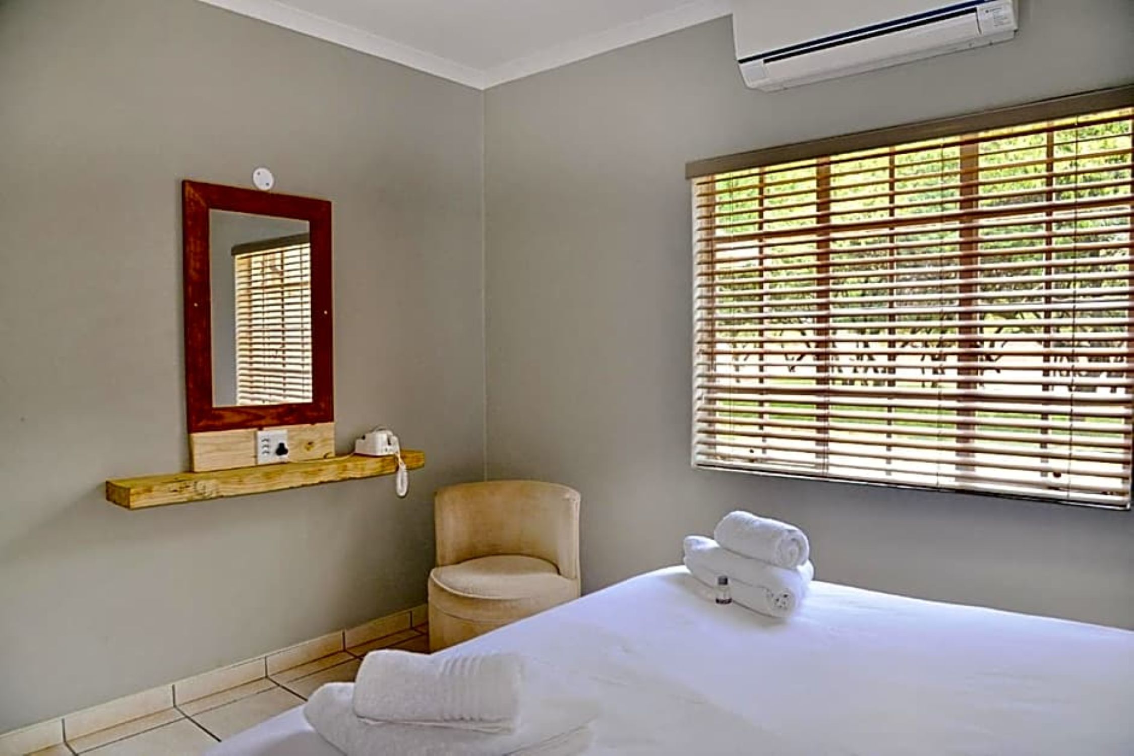 Executive Two-Bedroom Chalet bedroom view near Sun City at Sundown Country Estate