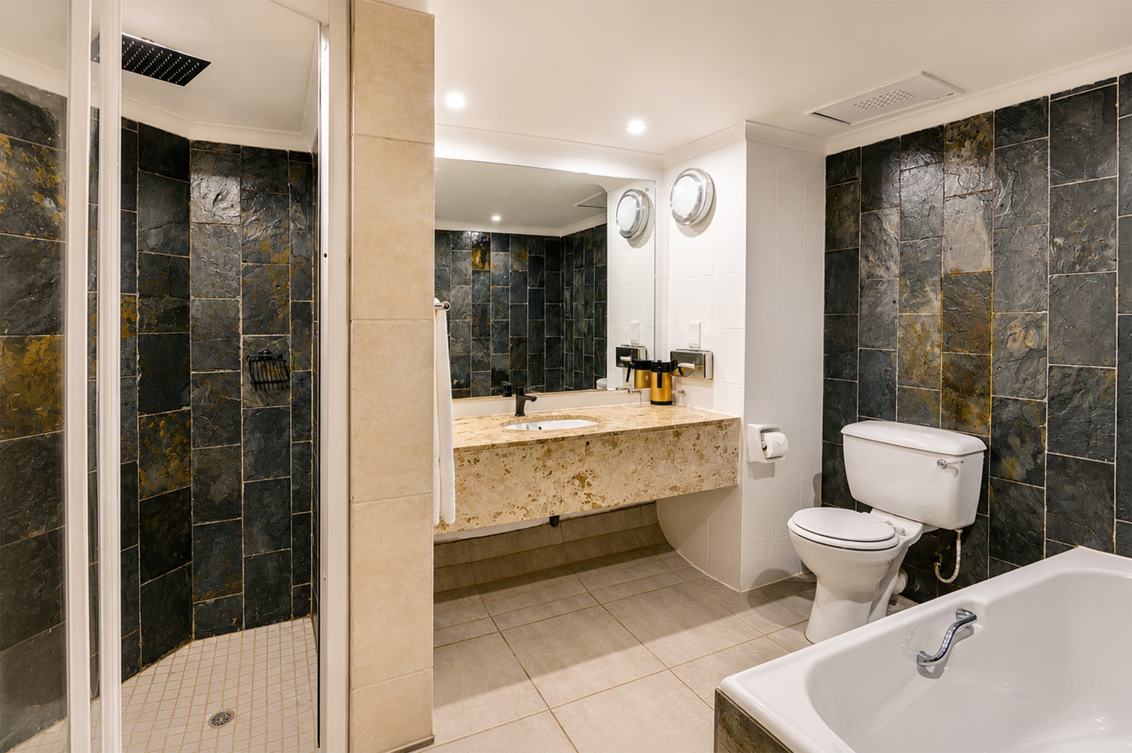 Family Suite main bathroom at Sundown Country Estate