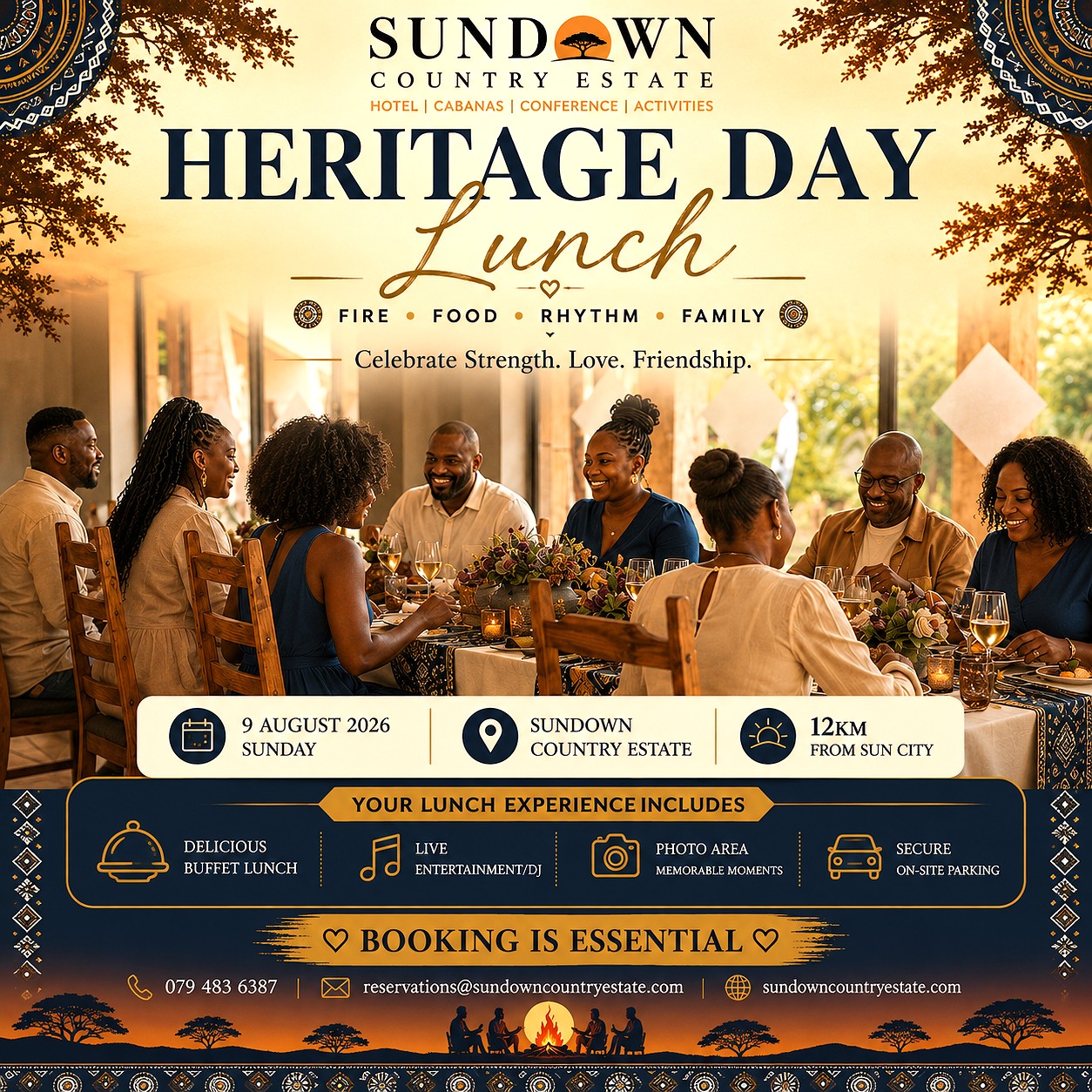 Heritage Day celebration at Sundown Country Estate near Pilanesberg and Sun City